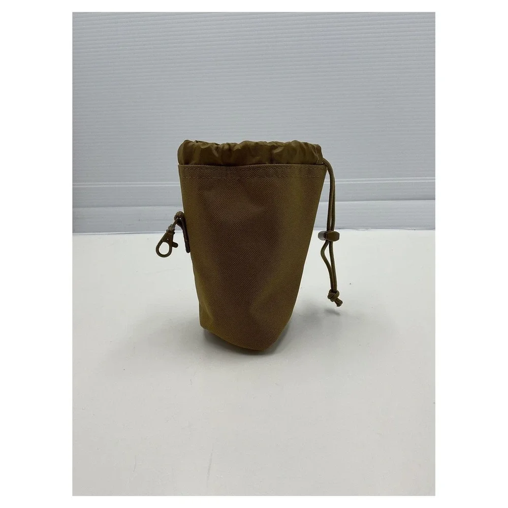 Tactical Utility Pouch Coyote Tan Drawstring Mesh Bottom‎ 7